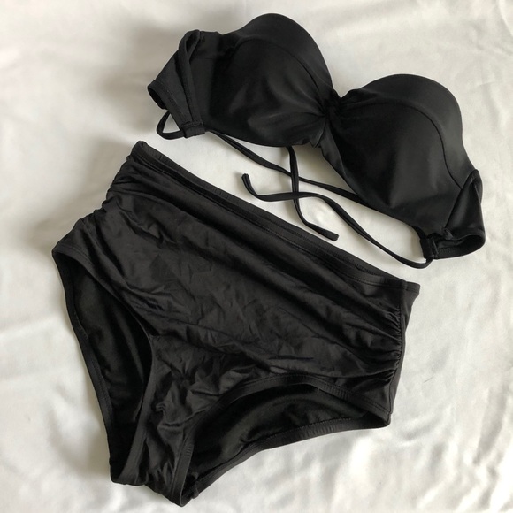 Merona Other - Black High Waist Bikini